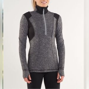 Lululemon Athletic Run Your Heart Out half zip pullover sweatshirt Mock neck S 6